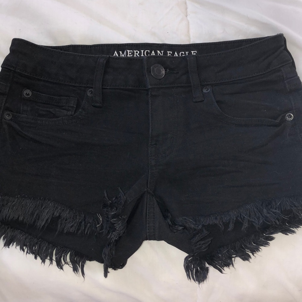 American Eagle Super Low Shortie Shorts